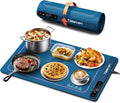 Food Warming Mat Silicone Heating Tray with 7 Temps - Quick Even Heat