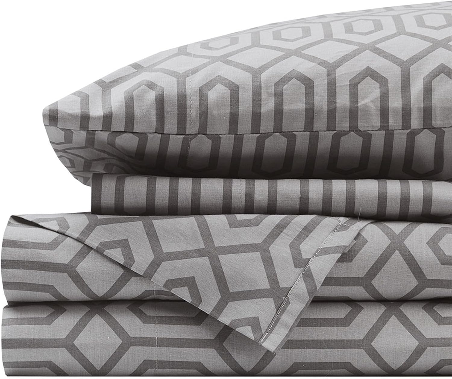 Comfort Spaces 100% Cotton Sheet Set for Cal King Beds