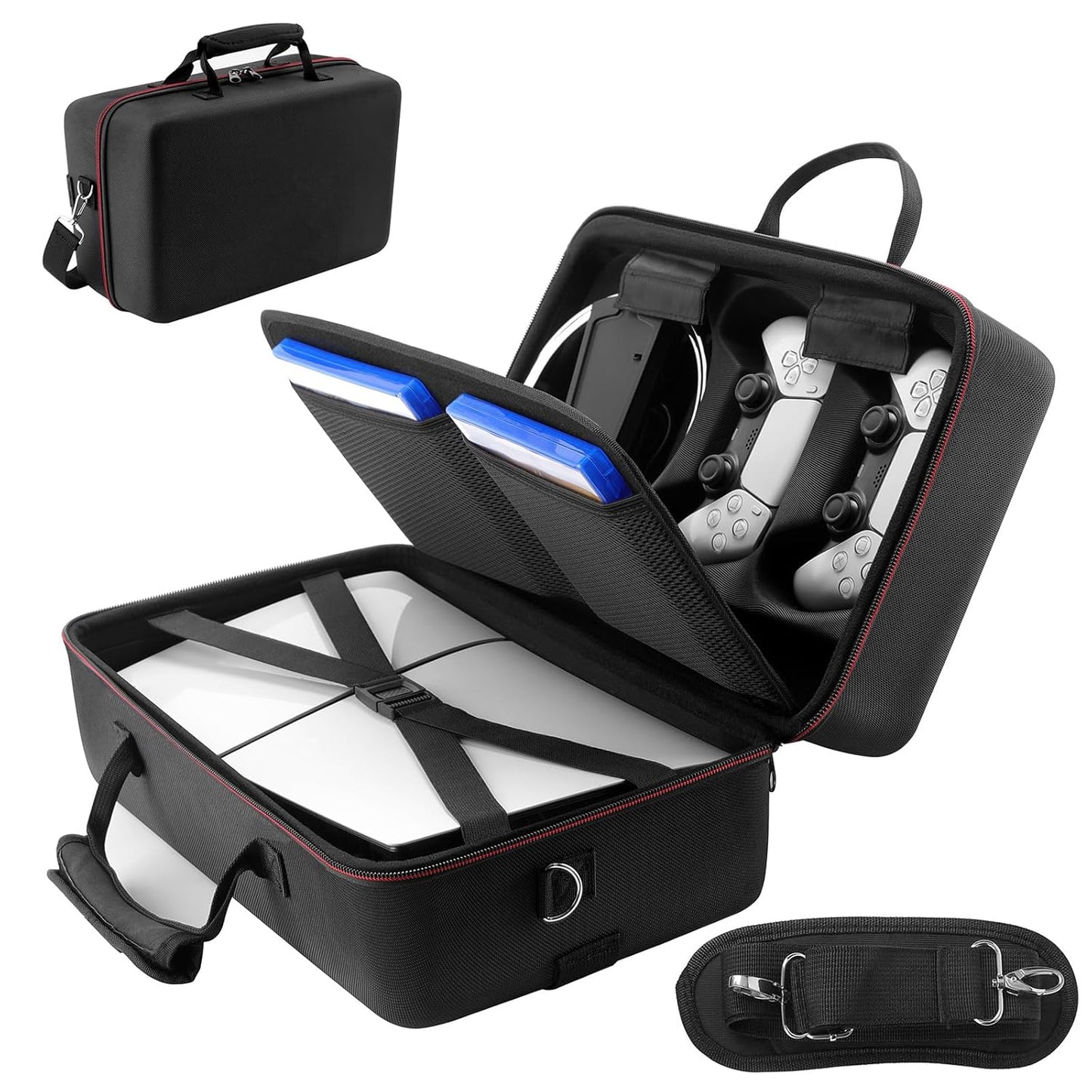 Protective Hard Shell PS5 Slim Carrying Case