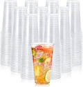 24 oz Clear Plastic Cups 600 Pack - Crystal Clear Disposable Cups