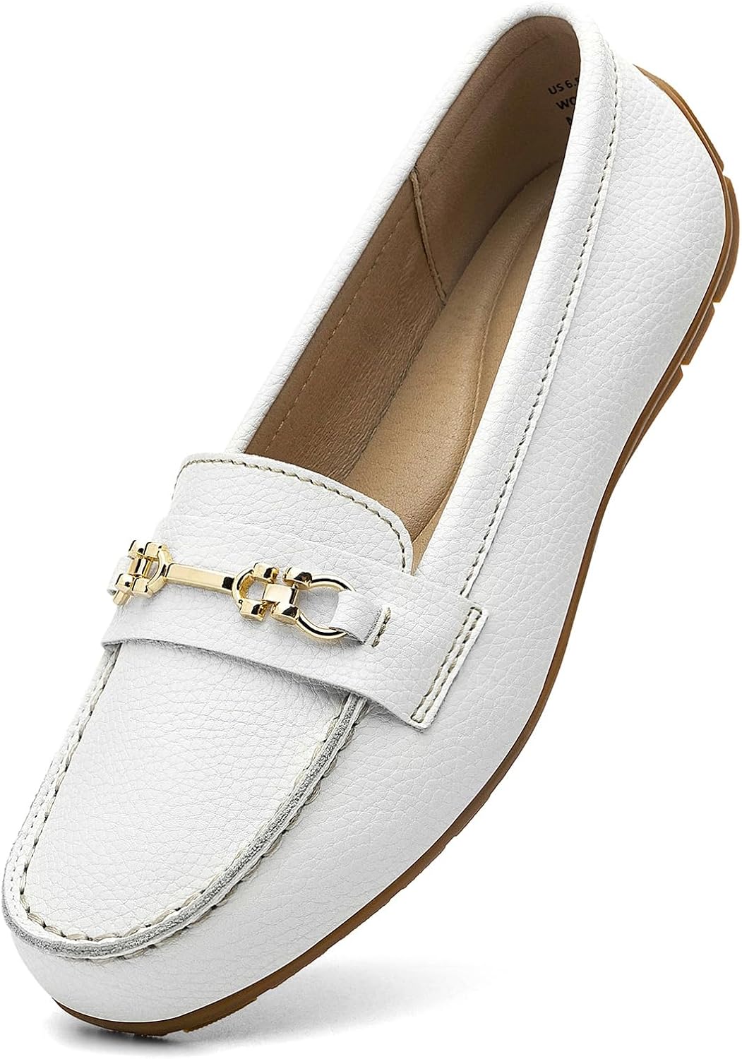 KORDAL Women's Comfortable Leather Loafers for Daily Wear