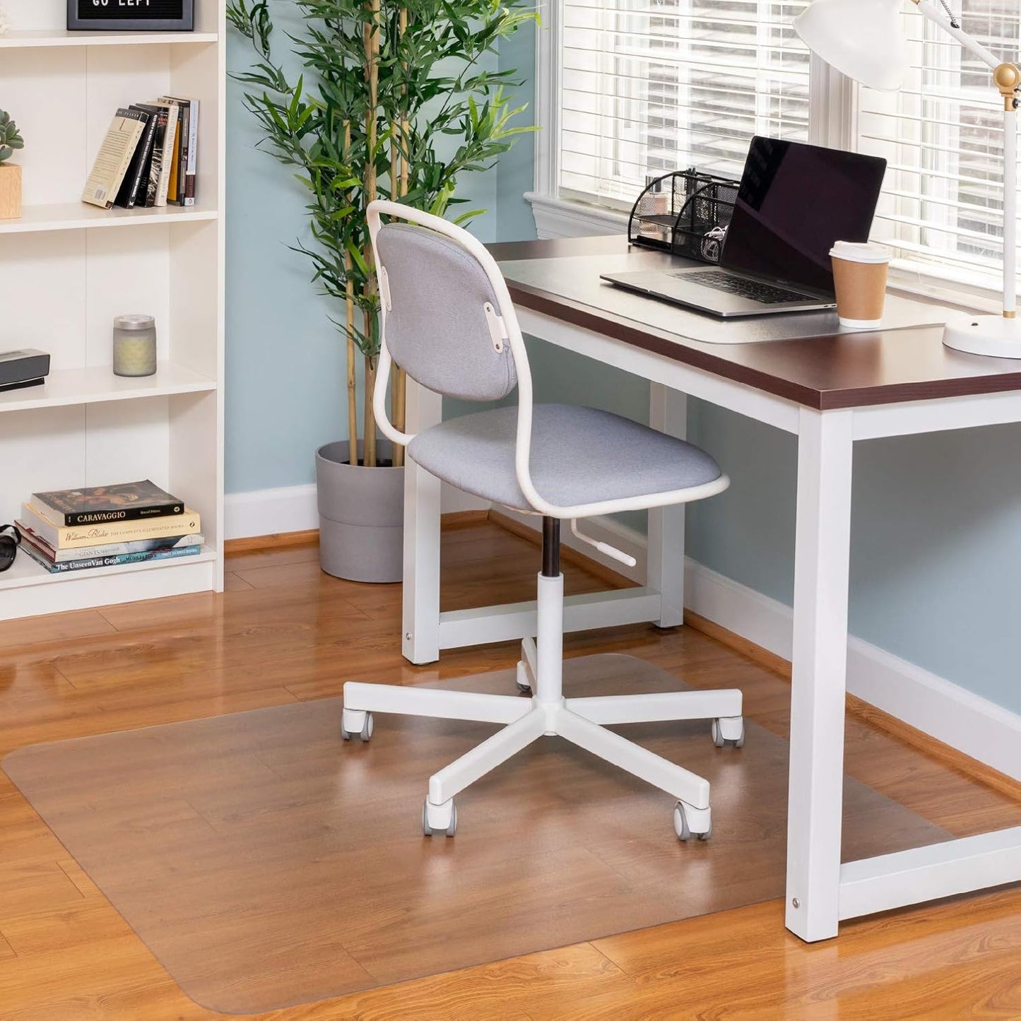Ilyapa Hardwood Chair Mat 30in x 48in Heavy Duty Floor Protection