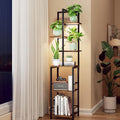Plant Stand Indoor with Grow Light 6-Tier Corner Shelf - Space-Saving