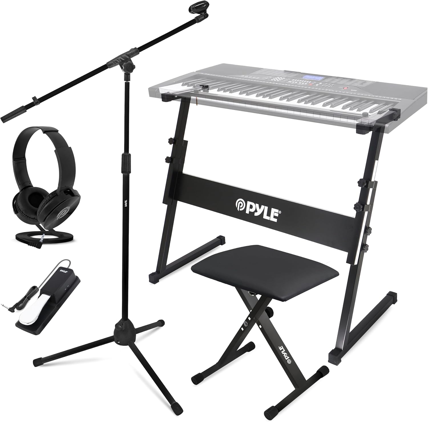Pyle Electric Keyboard Pack: Complete E Piano Setup