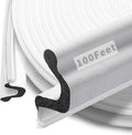 100 Feet Kerf Door Weather Stripping V-Shaped Door Seal - Block Light