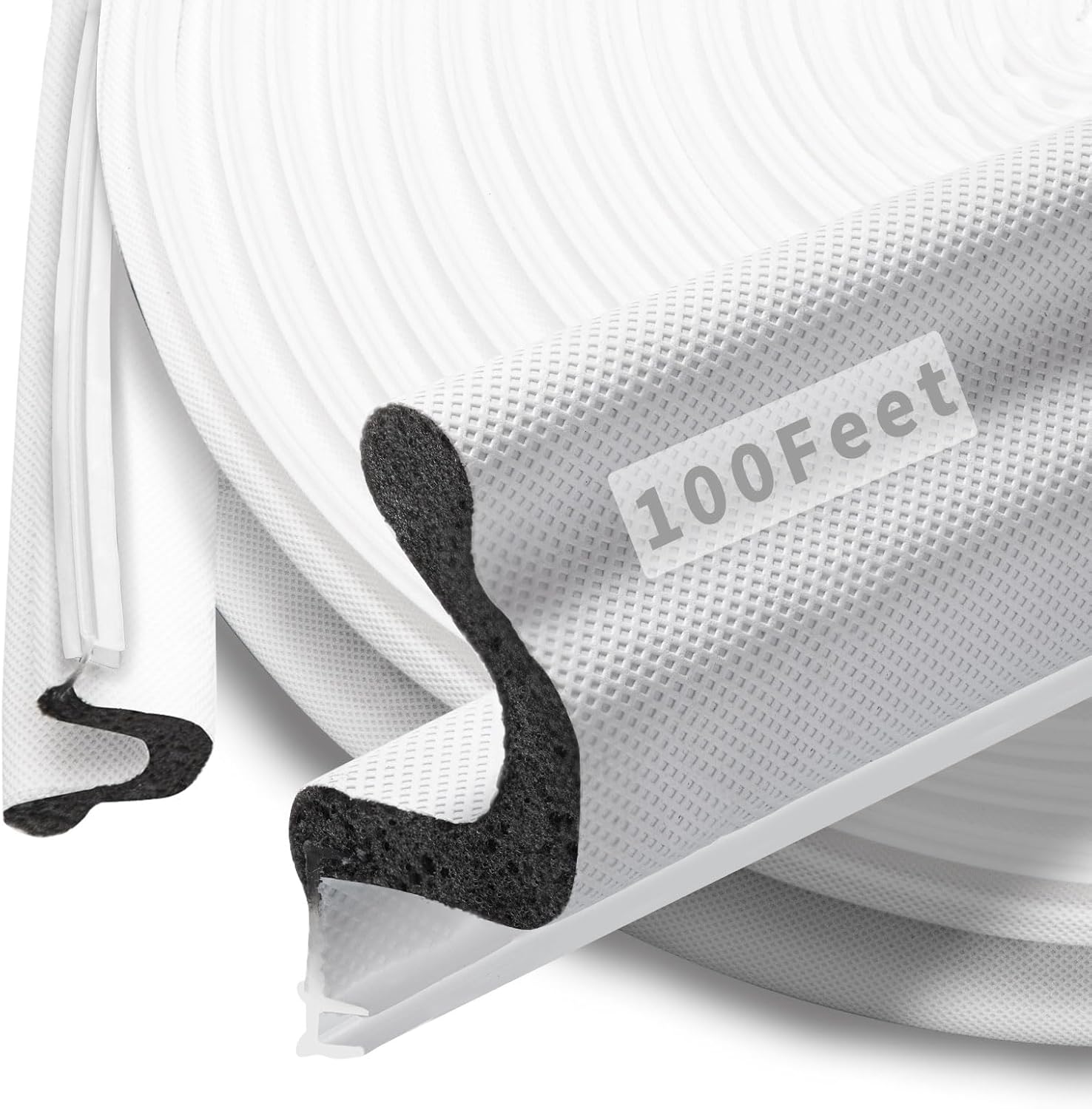 100 Feet Kerf Door Weather Stripping for Insulation and Soundproofing