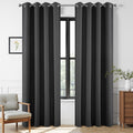 Joydeco Blackout Curtains 108 in Long Dark Grey - Thermal, Room
