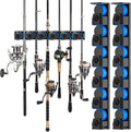PLUSINNO V6 Vertical Fishing Rod Holder - Holds Extra Large Rods