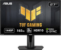 ASUS TUF 27 2K HDR Gaming Monitor - 165Hz, 1ms Response, G-SYNC Compatible