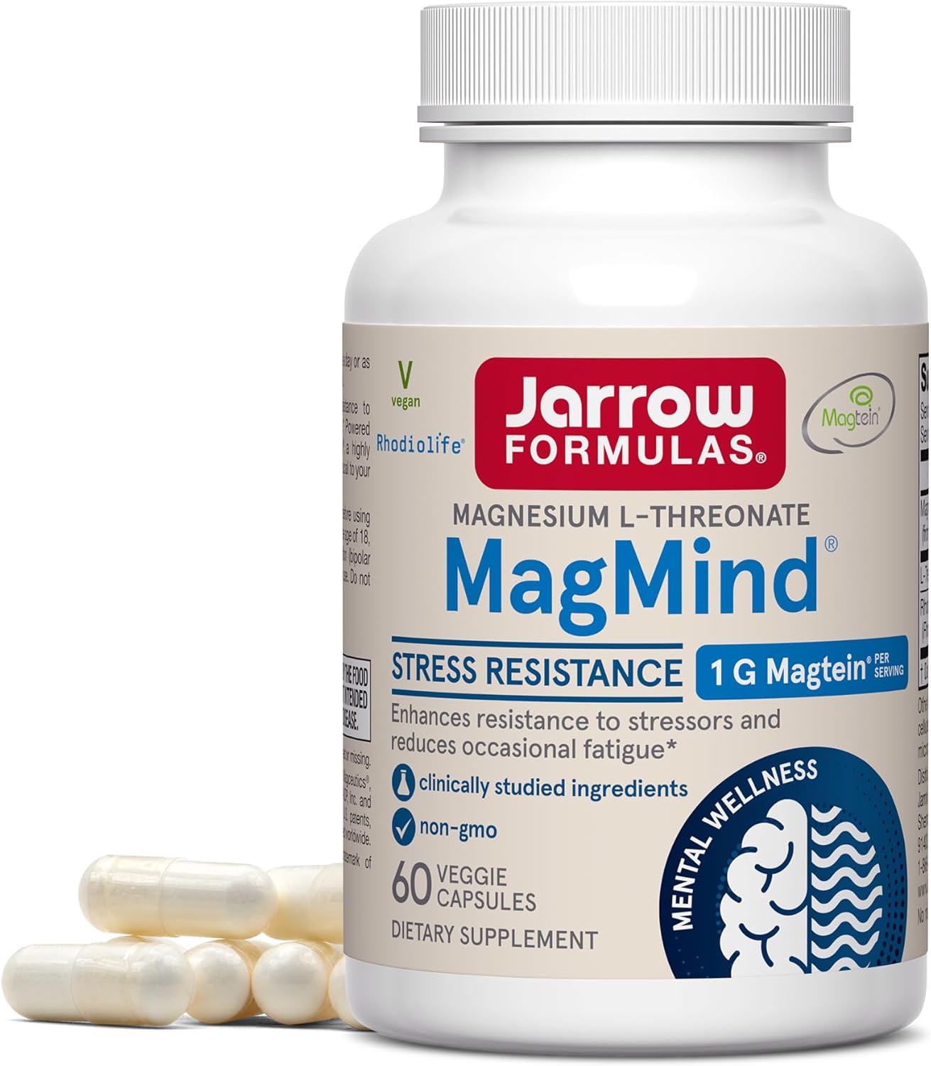 Magnesium L-Threonate Supplement for Stress Relief and Mood Support