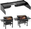 Universal Wind Guard and Warming Rack Set for 28in to 36in Griddles