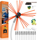 Bluesea 39 Feet Chimney Sweep Kit - Ergonomic Cleaning System