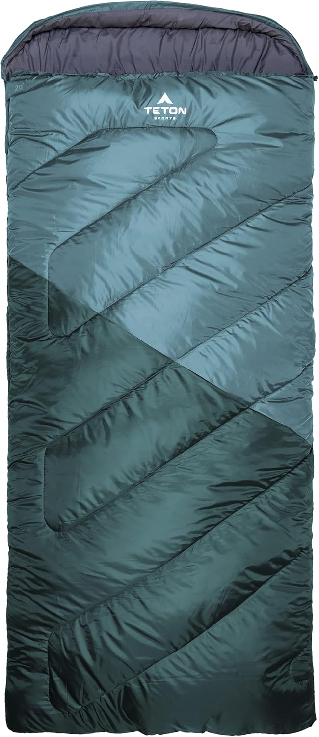 Teton Celsius XXL Sleeping Bag for Cold Weather Camping Comfort