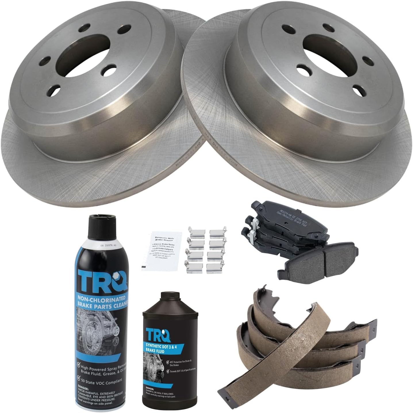 Complete Rear Brake Pad & Rotor Kit for Dodge Nitro & Jeep Liberty