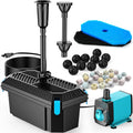 POPOSOAP Pond Filter with Pump Fountain Kits for Clear Water