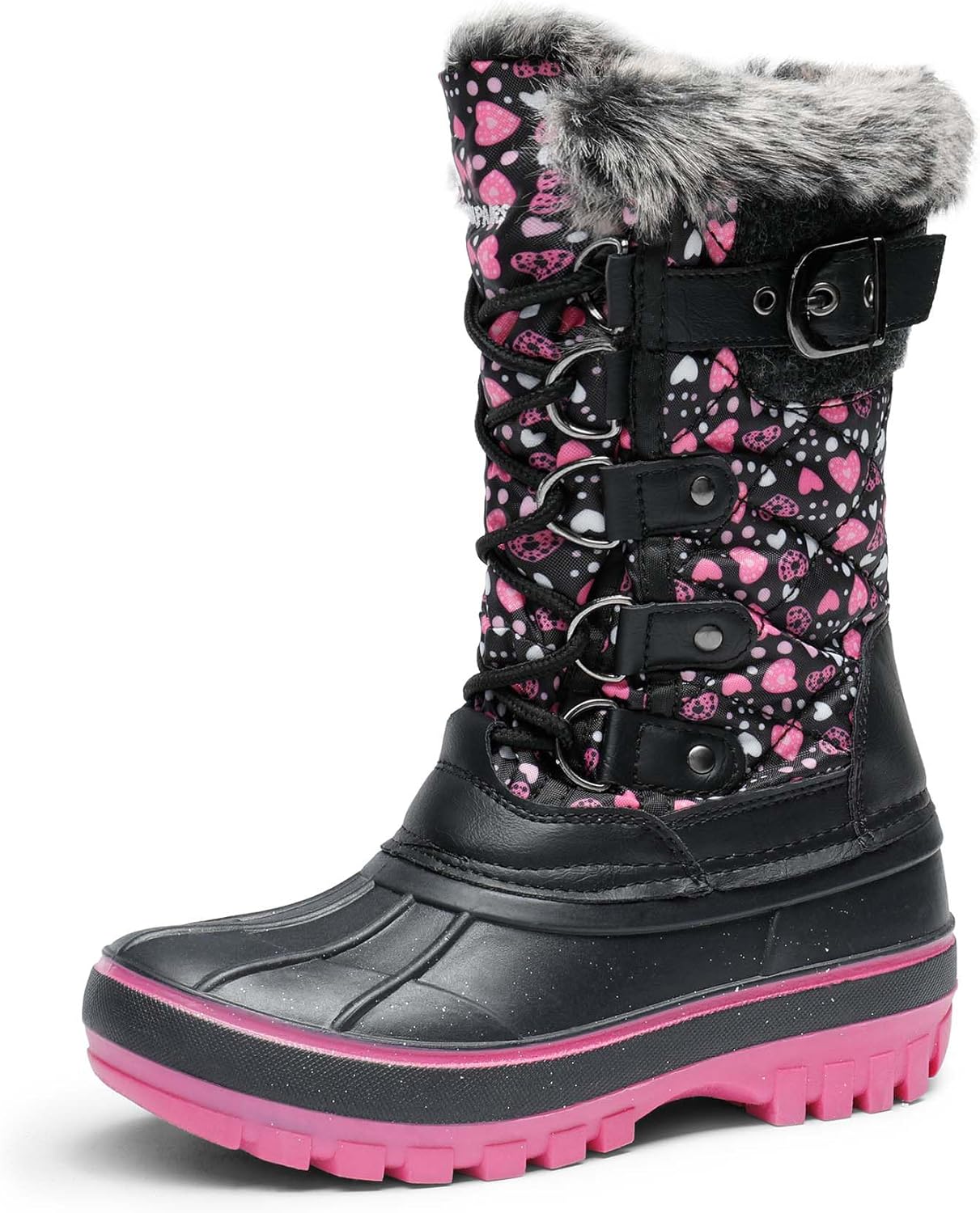 DREAM PAIRS Boys Girls Snow Boots for Winter Outdoor Fun
