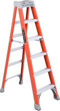 Louisville Ladder 6-Foot Fiberglass Step Ladder for Safety