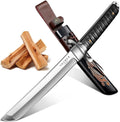 Japanese Fixed Blade Knife Tanto - D2 Steel Outdoor Tanto Knife