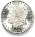 Antique Silver Coins Collection Featuring Flowing Hair & Morgan Dollar