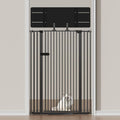 Extra Tall Cat Gate 71 in with Acrylic Top Panel - Pressure Mounted