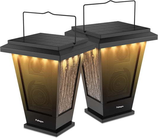 Pohopa Solar Bluetooth Speakers - Dual Pairing, Rich Bass