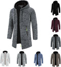 Cozy Hooded Zip-Up Sweater for Big & Tall Men