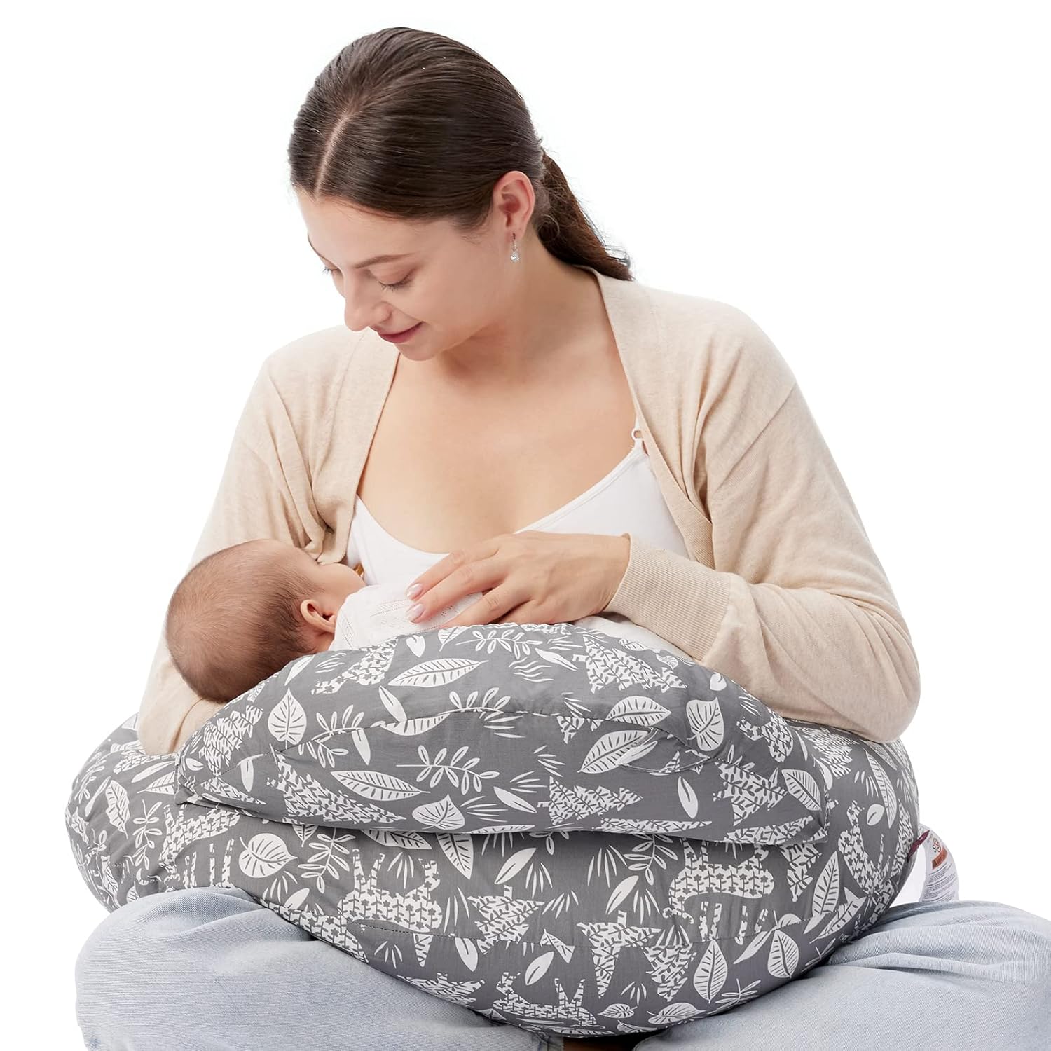 Momcozy Ergonomic Nursing Pillow for Secure Breastfeeding