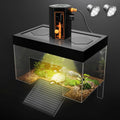 Turtle Basking Platform with Light - Elevated Topper for 15-gal Tanks