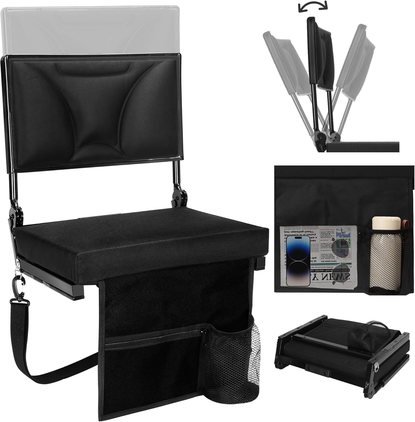 Stadium Seats with Back Support for Ultimate Comfort Anywhere