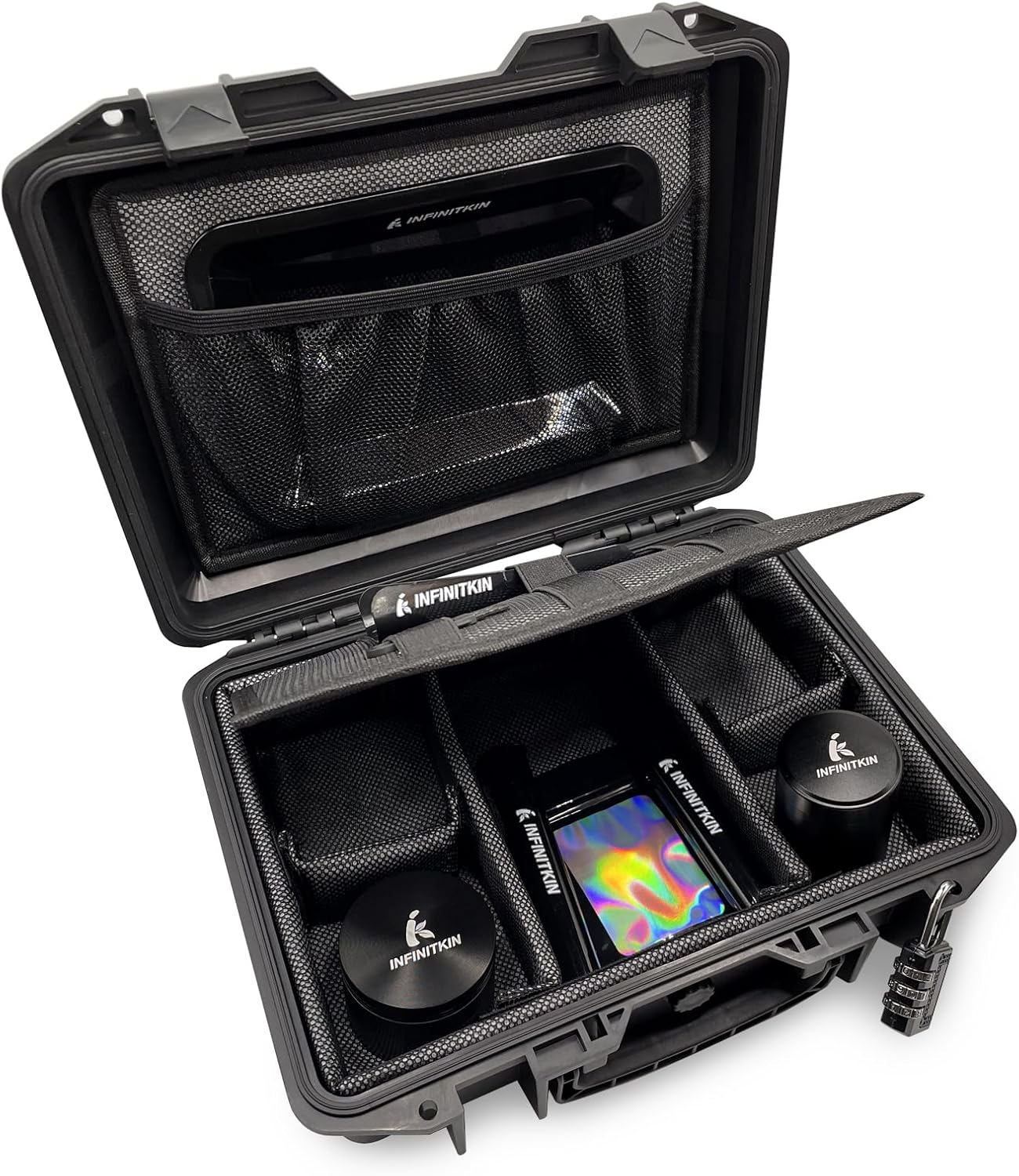 Smell Proof Box with Combination Lock for Travel & Home Use
