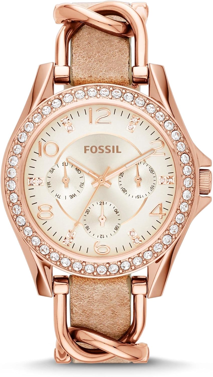 Fossil Women's Riley Quartz Multifunction Watch with Style