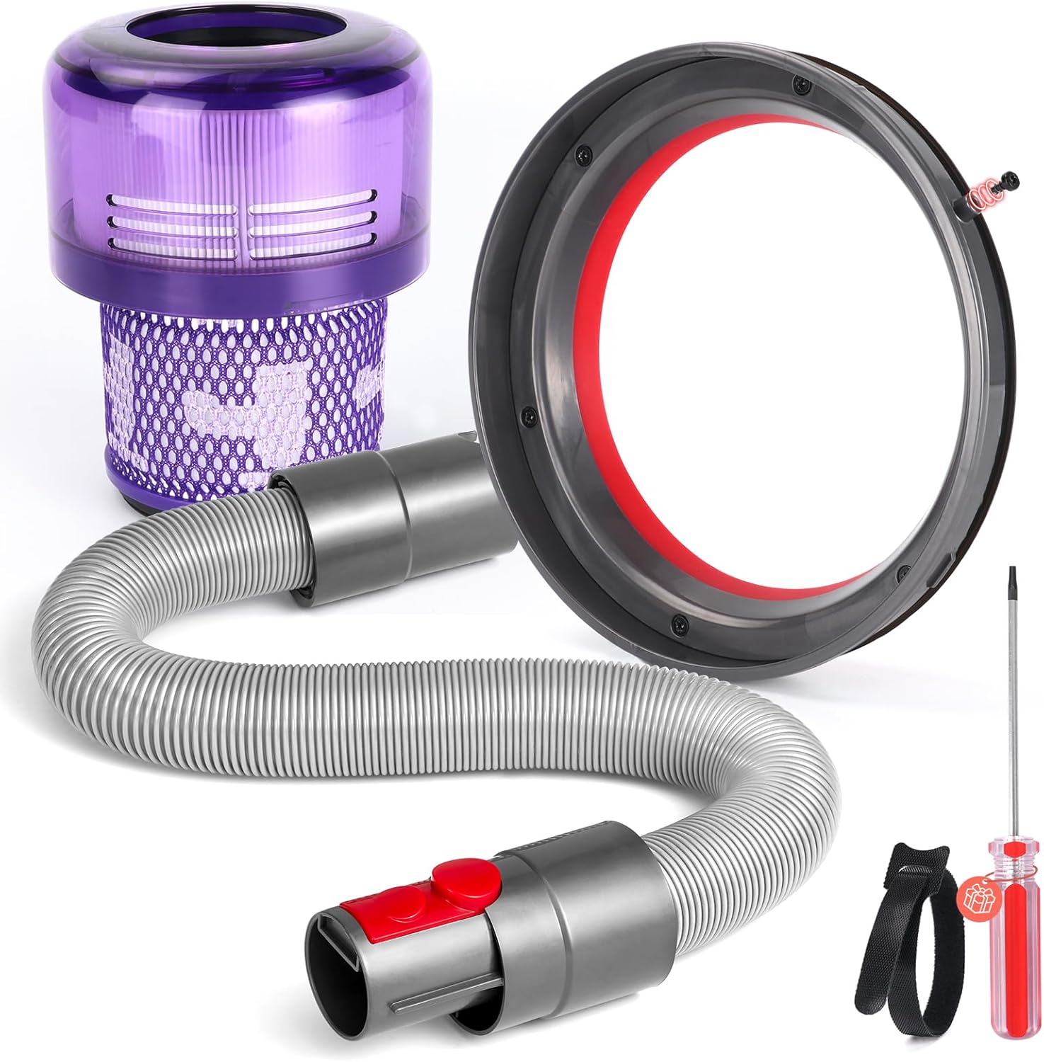 Dyson Compatible Dust Bin Seal Kit - Tight Seal Upgrade
