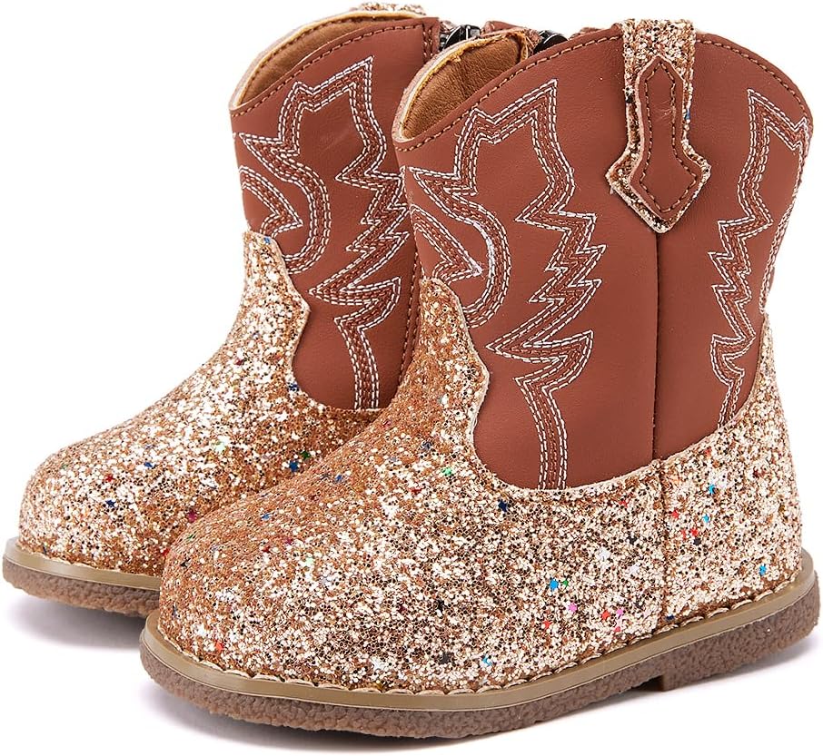 BMCiTYBM Baby Cowboy Cowgirl Boots for Infants 6-24 Months