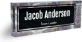 Customized Clear Acrylic 8x3 in Desk Name Plate Block