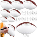 Hiboom Gold Autographed Football Set with Stand and Pump for Display