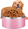 100 OZ Large Dog Water Bowl Stainless Steel - No Spill Heavy Bowl