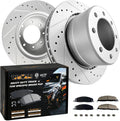 WEIZE Rear Truck & Tow Brake Kit - Carbon Fiber Ceramic Pads & Drilled