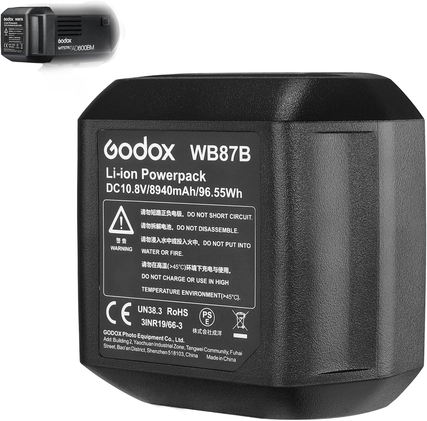 Godox AD600BM Battery Pack: High-Capacity Power Solution