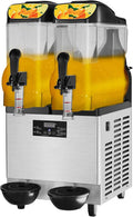 PEIXU 12Lx2 Commercial Slushy Machine - Fast Frozen Drinks!