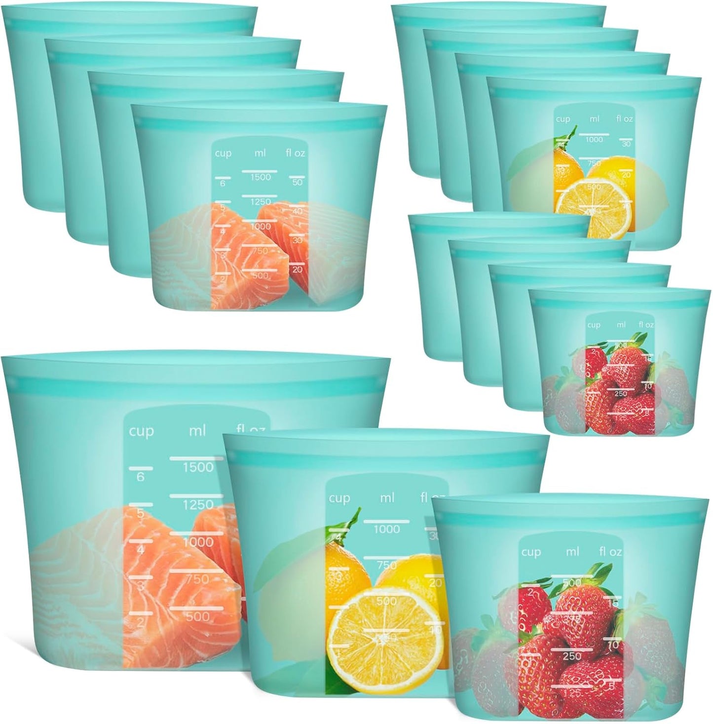 Reusable Silicone Food Storage Bags for Eco-Friendly Living