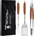 Heavy-Duty BBQ Grilling Tools Set with Panga-Panga Handles