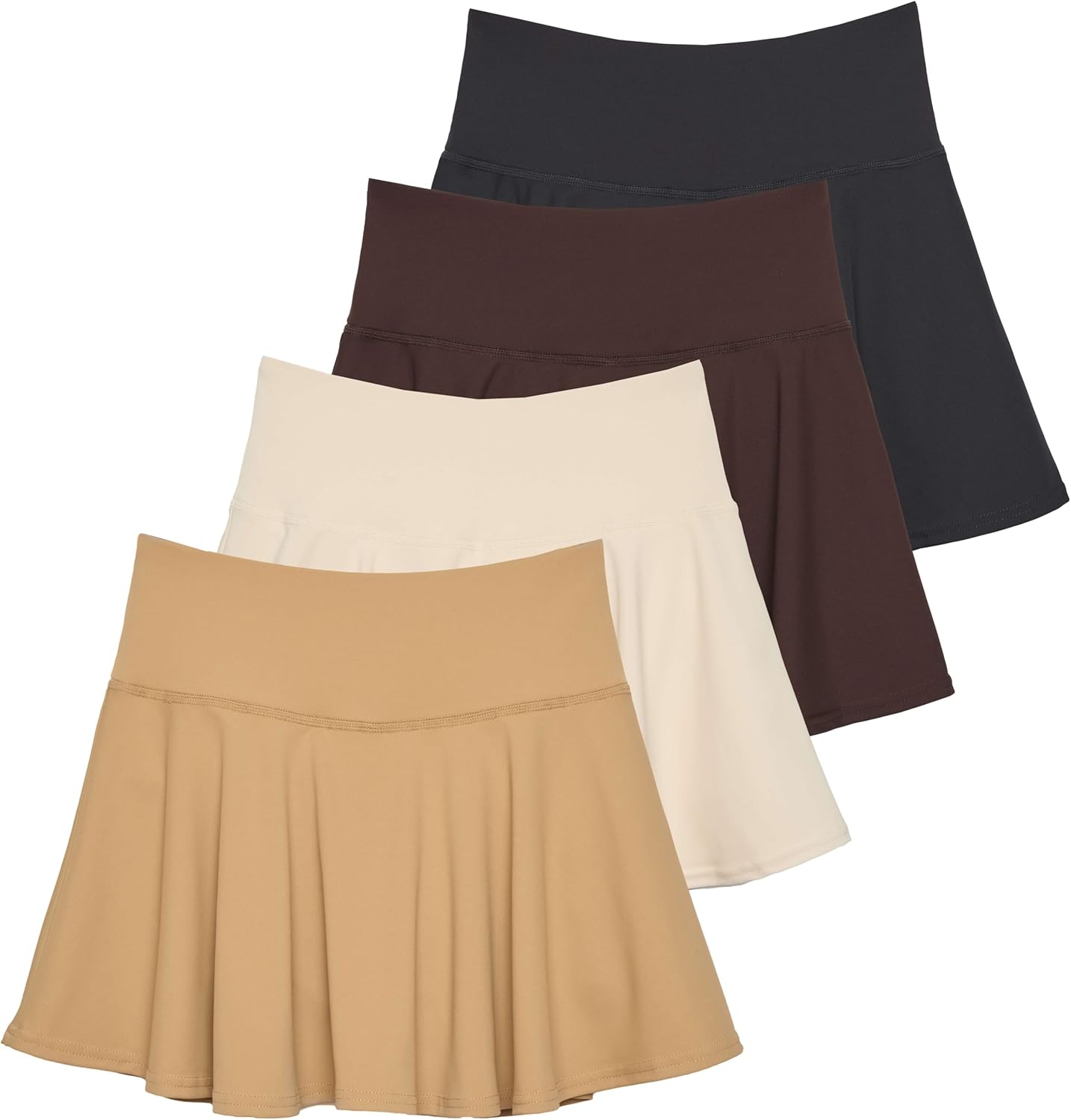 Women's High Waisted Tennis Skirts Skater Skorts for Activewear