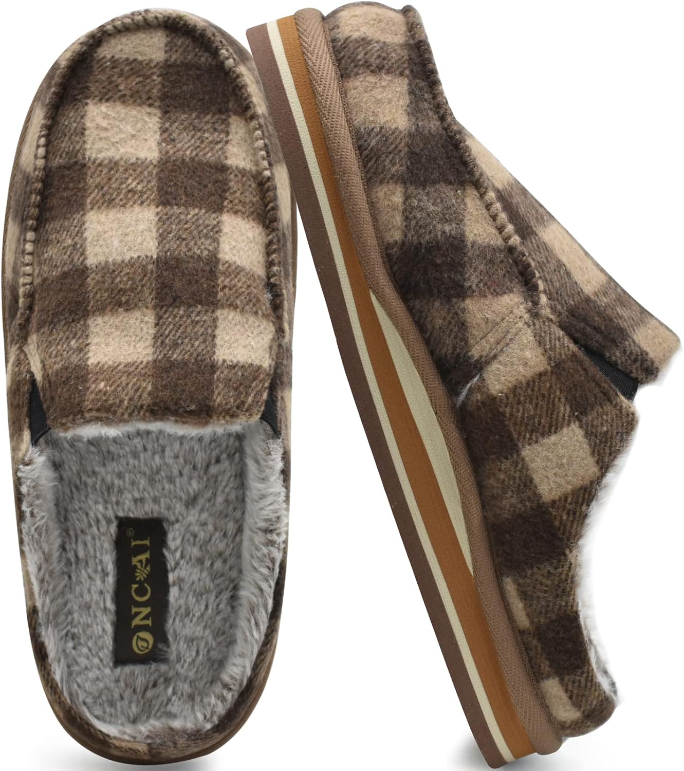 ONCAI Mens Slippers with Arch Support for Ultimate Comfort