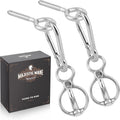 Horse Tie Ring Set with Strong Magnets and Large Carabiner Clip