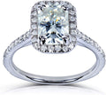 Kobelli Radiant-cut Moissanite Engagement Ring 1 2/5 CTW - Classic
