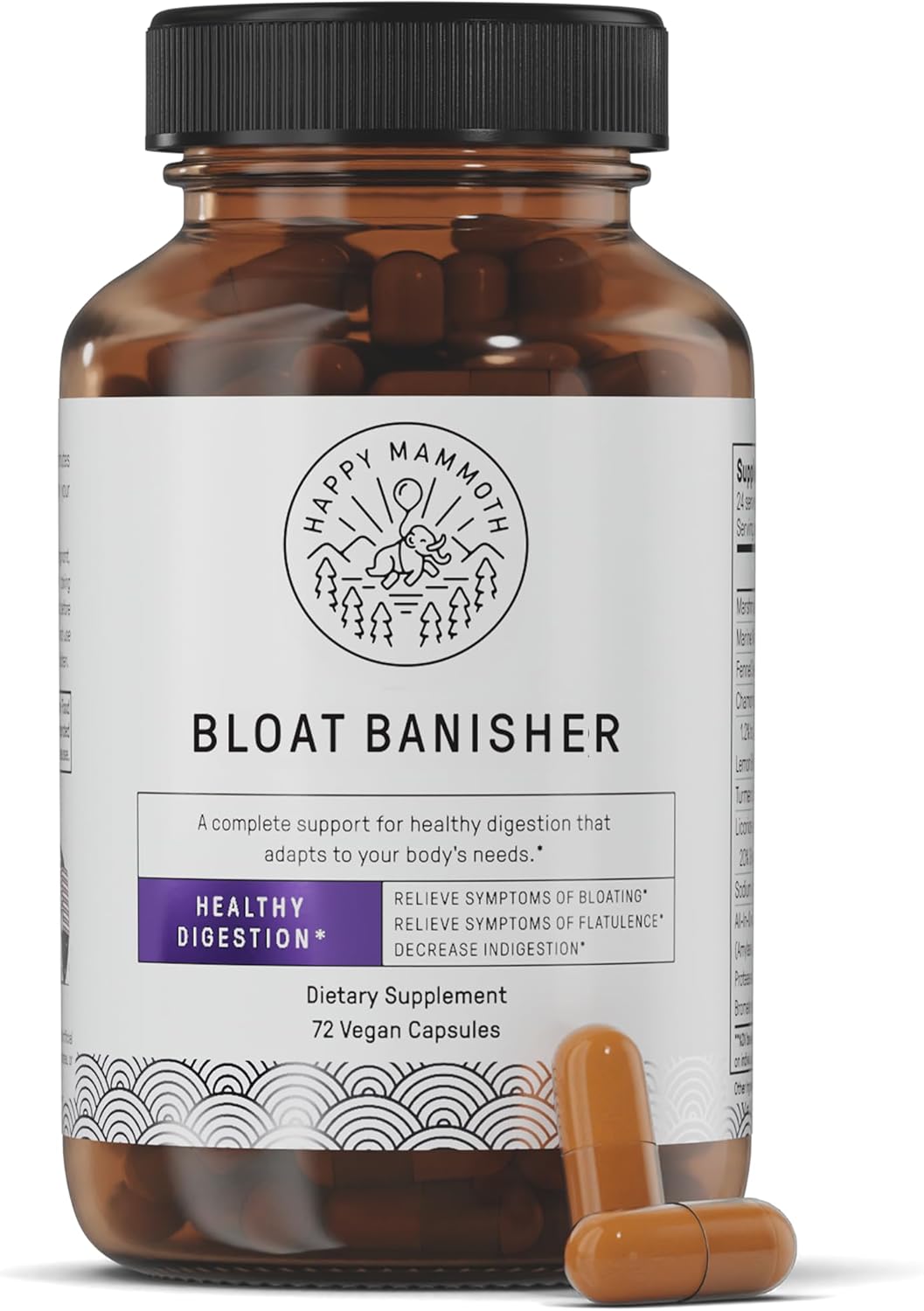 Bloat Banisher Natural Relief for Bloating, Gas & Indigestion