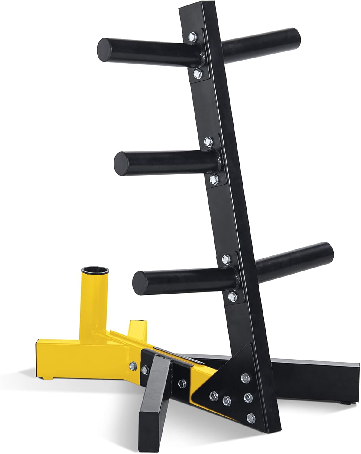 CAP Barbell Olympic Plate Tree Storage Rack for Home Gym