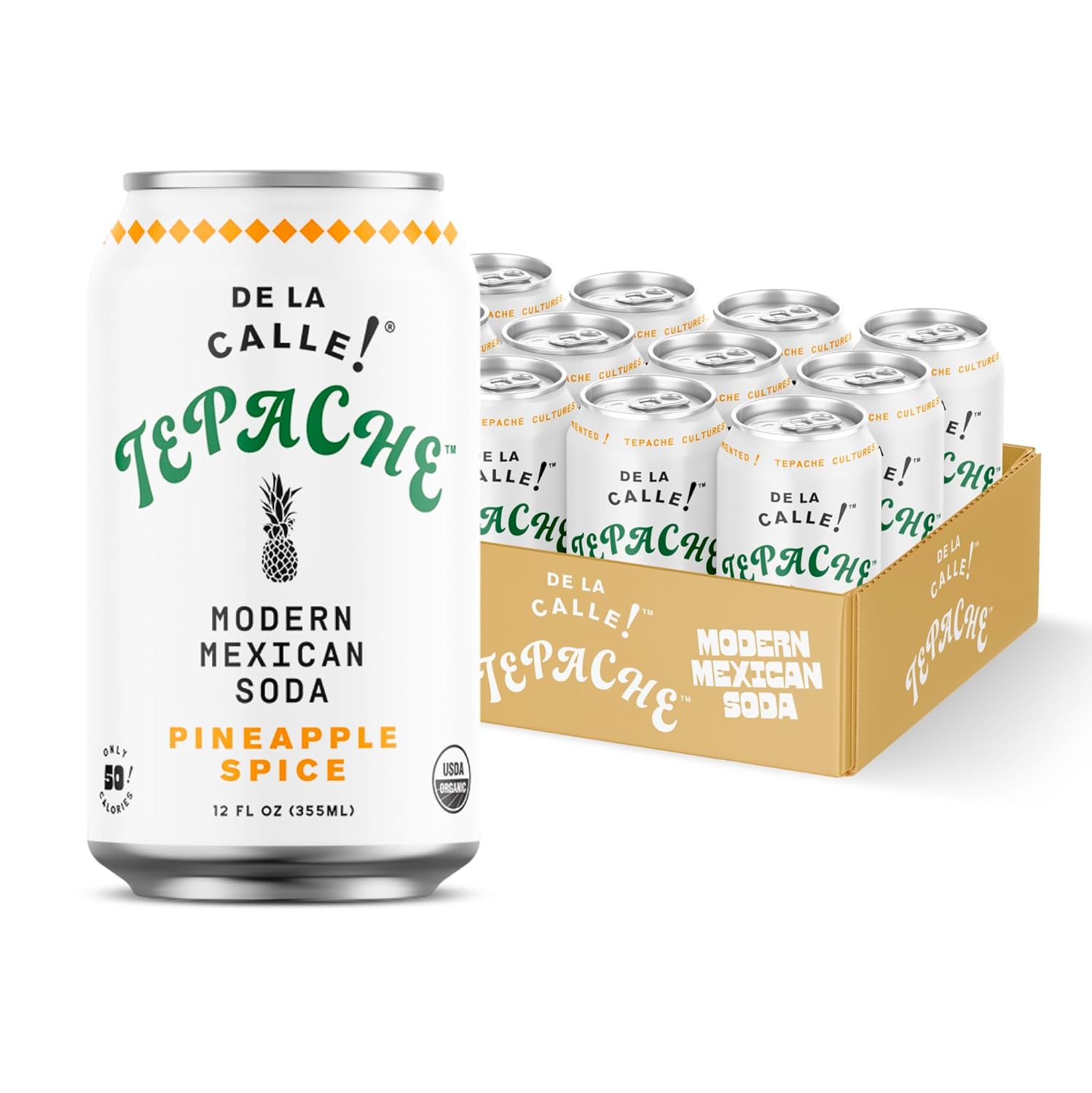 De La Calle Tepache Pineapple Spice - Craft Fermented Soda
