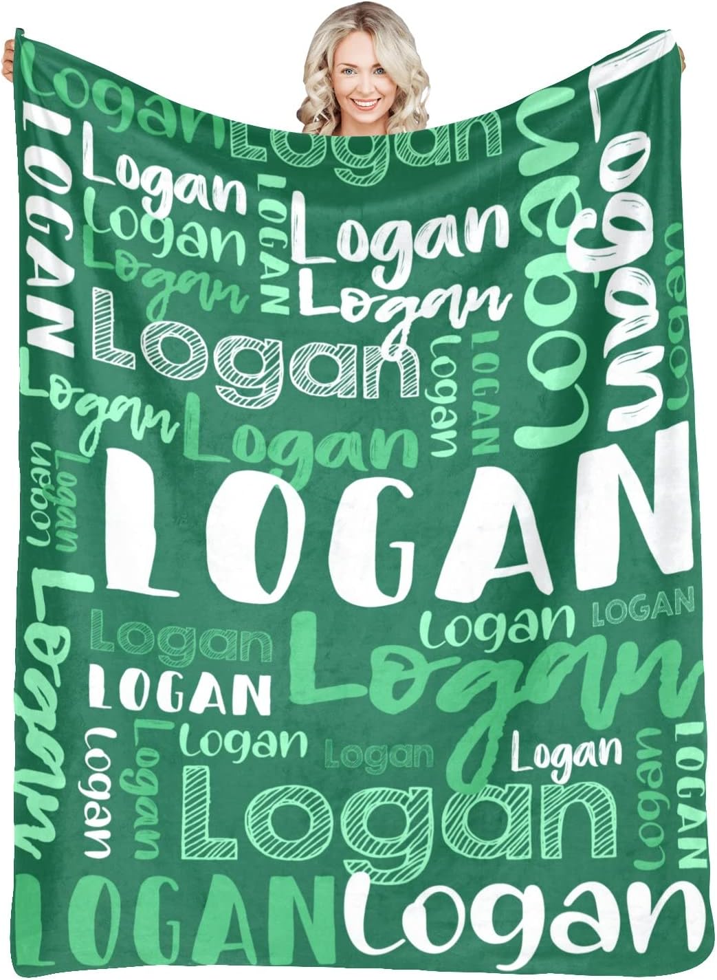 Personalized Blankets for Kids and Adults - Custom Name Throws