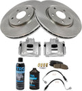 TRQ Front Brake Pad & Rotor Kit for 2013 Volkswagen Routan